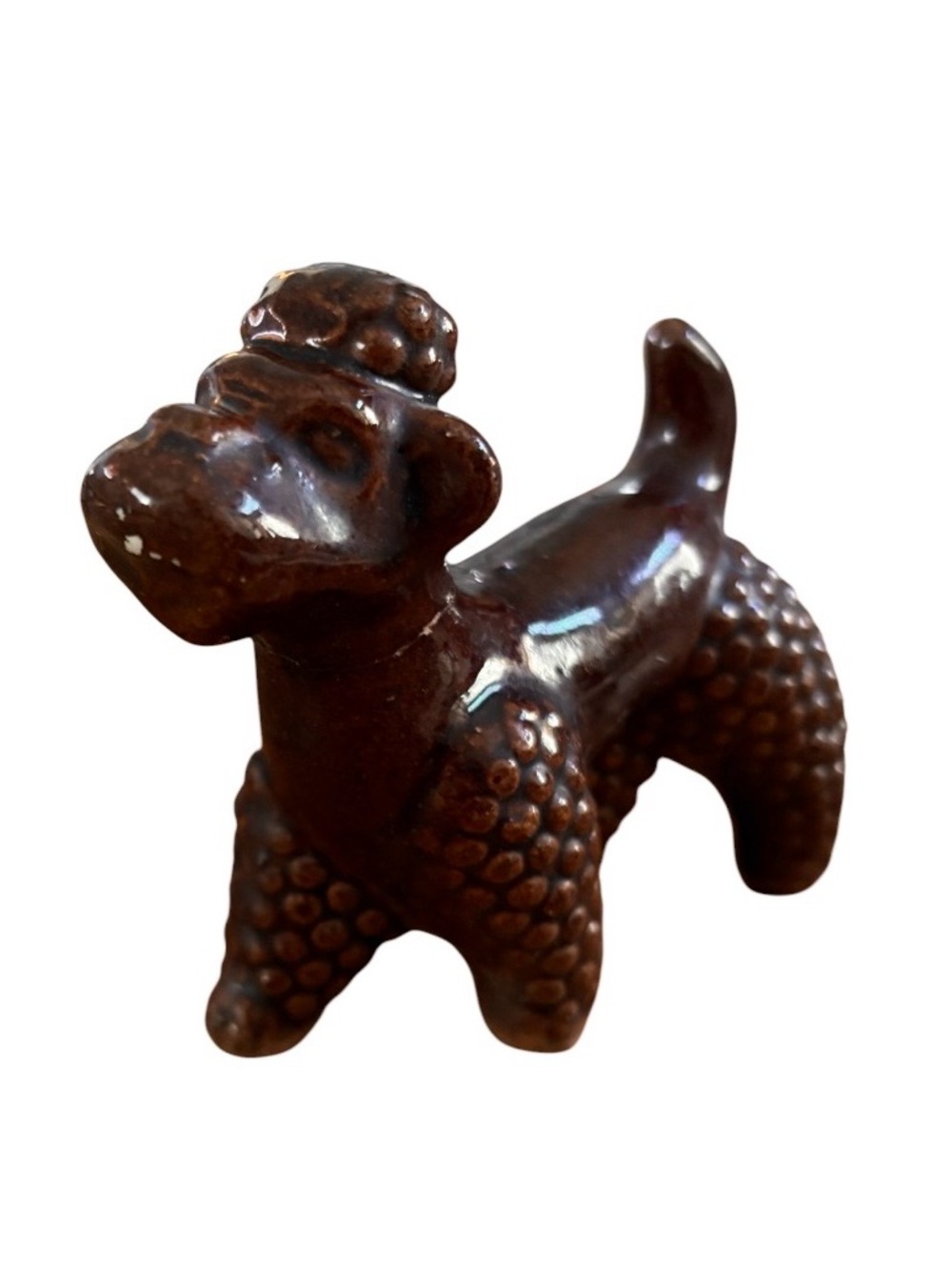 VINTAGE➕Redware MCM Japan Poodle Figurine